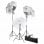 Kit de studio photo VidaXL avec jeu de lumières et toile de fond