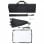 Kit de studio photo VidaXL avec projecteurs Softbox + toile de fond