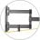 Holmios Soporte de Pared Giratorio Extensible para TV 13"-42" VESA 200x200 Máx. 20Kg