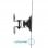 Holmios Soporte Tv Pared Fijo Inclinable 23"-42" VESA 200x200 Max. 30Kg