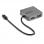 StarTech.com DKT31CHVL laptop-dockingstation & portreplikator Kabelgebunden USB 3.2 Gen 2 (3.1 Gen 2) Type-C Schwarz, Silber