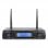 Vonyx WM62B Micrófono Inalámbrico UHF 16 Canales con 2 Petacas