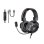 Auriculares Conceptronic ATHAN03B con cable, 3,5 mm, Gaming, LED RGB, micrófono, negros