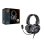 Auriculares Conceptronic ATHAN03B con cable, 3,5 mm, Gaming, LED RGB, micrófono, negros