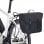 VidaXL Bolsa para Bicicleta 21L Negra