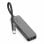 LINQ byELEMENTS LQ48014 laptop-dockingstation & portreplikator Kabelgebunden USB 3.2 Gen 2 (3.1 Gen 2) Type-C Schwarz, Grau