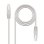 Cable de Red Latiguillo Nanocable Cat6 UTP RJ45 25 cm Gris