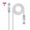 Nanocable Câble Réseau SFTP RJ45 Cat.7 600MHz LSZH PIMF AWG26 50cm Gris