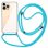 Fantastica custodia azzurra con coulisse per iPhone 13 Pro Max