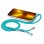 Fantastica custodia azzurra con coulisse per iPhone 13 Pro Max