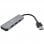 Cool Hub USB Universal 4 Portas USB 3.0 Alumínio Cinzento
