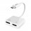 Cool Adaptador Dual USB Tipo-C Auriculares+Carregamento