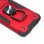 Fantastica custodia rigida con anello rosso per iPhone 13 Pro