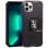 Fantastica custodia rigida con anello nero per iPhone 13 Pro