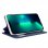 Fantastica custodia Flip Cover blu liscia per iPhone 13 Pro