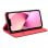 Coque iPhone 13 Cool Flip Cover Rouge Lisse
