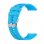 Cooles Universalarmband, 22 mm, hellblaues Gummi, Amazfit GTR / Stratos / Huawei / Samsung / COOL Bristol / Sunset