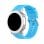 Cooles Universalarmband, 22 mm, hellblaues Gummi, Amazfit GTR / Stratos / Huawei / Samsung / COOL Bristol / Sunset