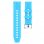 Cooles Universalarmband, 22 mm, hellblaues Gummi, Amazfit GTR / Stratos / Huawei / Samsung / COOL Bristol / Sunset