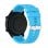 Cooles Universalarmband, 22 mm, hellblaues Gummi, Amazfit GTR / Stratos / Huawei / Samsung / COOL Bristol / Sunset