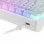 Mars Gaming MKULTRA Teclado Mecánico Blanco Switch Rojo