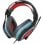 Gioteck HC-9 Cuffie Stereo Cablate Rosso/Blu Multipiattaforma