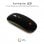 Subblim LED double souris plate souris optique sans fil RGB 1600DPI noir