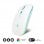 Mouse ottico wireless Subblim LED Dual Flat Mouse RGB 1600 DPI bianco