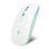 Mouse ottico wireless Subblim LED Dual Flat Mouse RGB 1600 DPI bianco