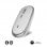 Subblim Wireless Mini Mouse Rato Ótico Sem Fios Branco/Prateado