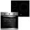 Beko BBSE12120XD Pack Horno Convencional 72L A Inox + Placa Vitrocerámica 3 Zonas Negra