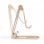 TooQ Soporte Ajustable para Smartphone/Tablet hasta 10" Oro