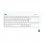 Tastiera wireless Logitech K400+ con touchpad bianca