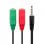 Adaptador Minijack a Auricular y Micrófono