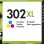 Cartuccia per Stampanti HP 302XL Alta Capacità Tricolore Originale