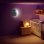 Lámpara de Pared Forma de Luna
