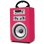 Altavoces Infiniton Portátil Bluetooth 5W Rosa con karaoke y mando