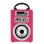 Altavoces Infiniton Portátil Bluetooth 5W Rosa con karaoke y mando