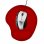 Trust BigFoot Tapete Ergonómico Vermelho