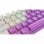 Newskill Pyros Lavanda Special Edition Teclado Gaming Lilás Switch Red