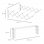 HOMCOM Tendedero de Pared Extensible Metal con 5 Barras Interior Exterior