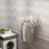 HOMCOM Tendedero de Pared Extensible Metal con 5 Barras Interior Exterior
