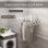HOMCOM Tendedero de Pared Extensible Metal con 5 Barras Interior Exterior