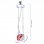 Homcom Cepillo de Vapor para Ropa 1800W