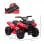 Homcom Quad Eléctrico 6V Rojo/Negro