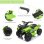 Homcom Quad Eléctrico 6V Verde/Negro
