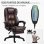 Vinsetto Vinsetto Silla de Oficina Giratoria con Altura Ajustable Masaje y Control Remoto