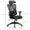 Vinsetto Silla de Oficina Ergonómica con Altura Ajustable Negra