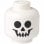Lego Caja de Almacenamiento Cabeza Skeleton