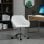 Vinsetto Silla de Oficina Blanca
